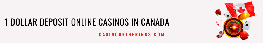 $1 deposit casino