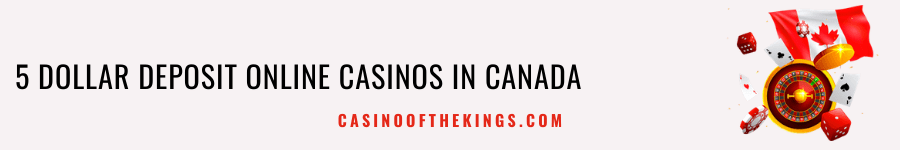 $5 deposit casino
